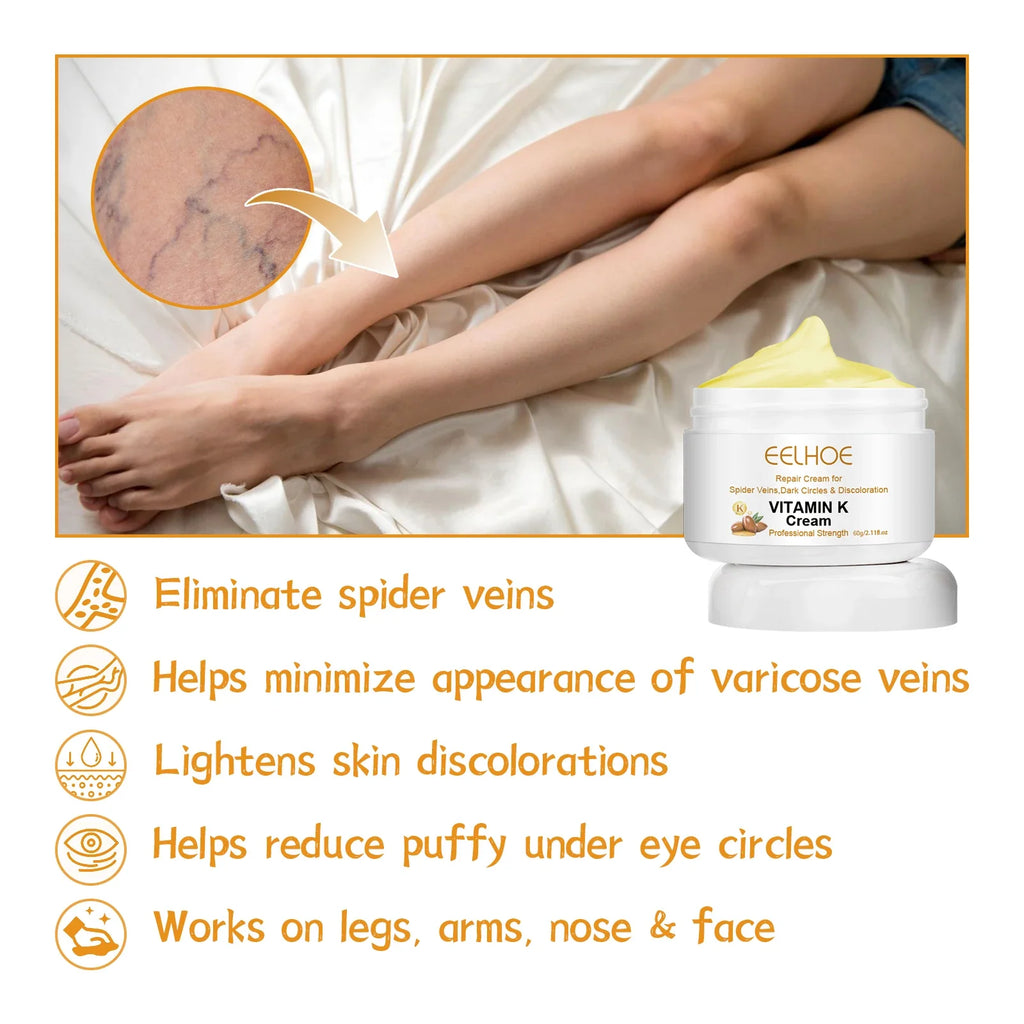Vitamin K Leg Massage & Skin Care Cream 60g – Daily Moisturiser