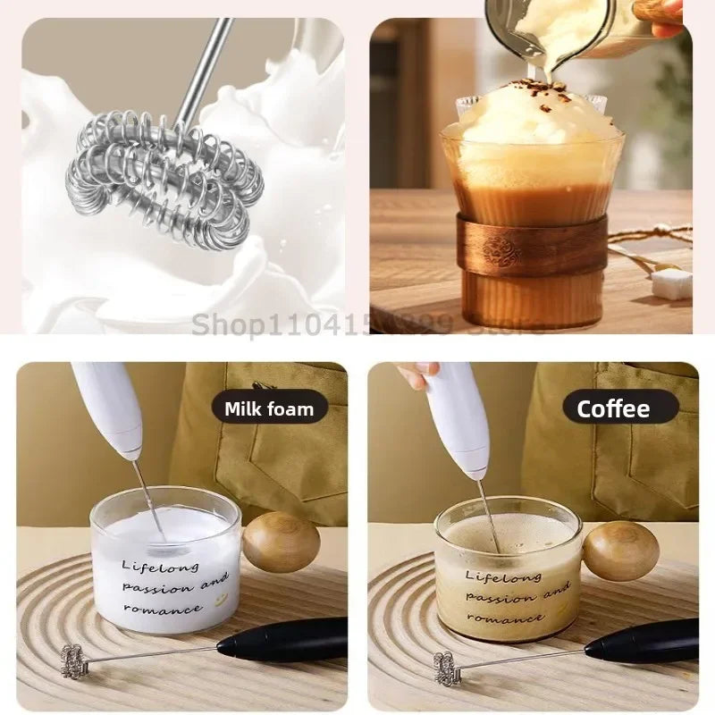 Handheld Electric Milk Frother & Egg Beater | Mini Portable