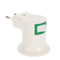 EU Plug to E27 Lamp Socket Adapter | On/Off Switch