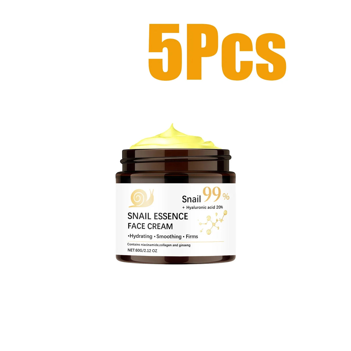 Hoygi Snail Mucin Face Cream – Anti-Aging & Brightening 60g