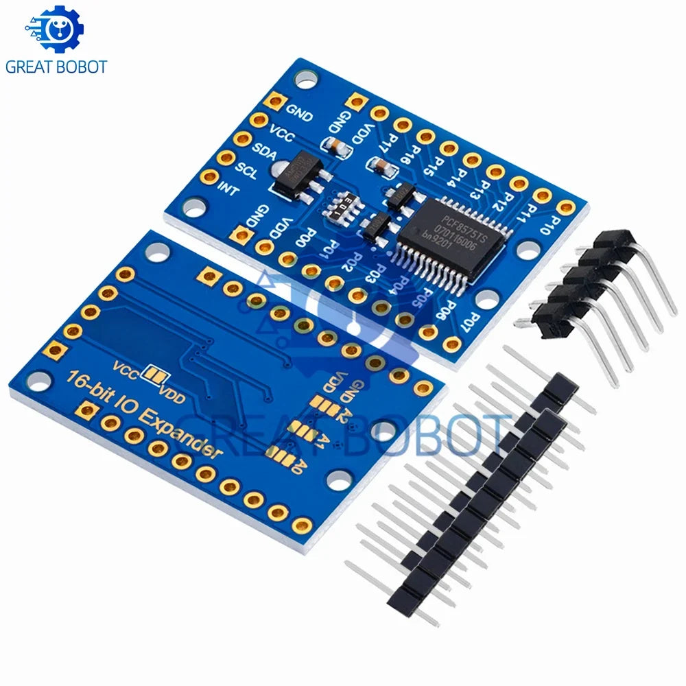 PCF8575 I2C IO Expander Module – 16 I/O Pins for Arduino