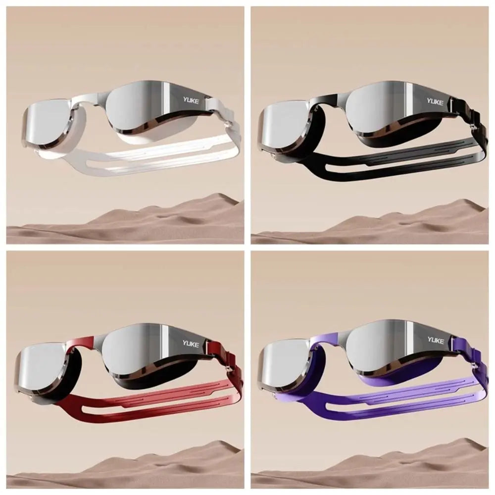 Anti-Fog Waterproof Swimming Goggles – UV Protection Wide View