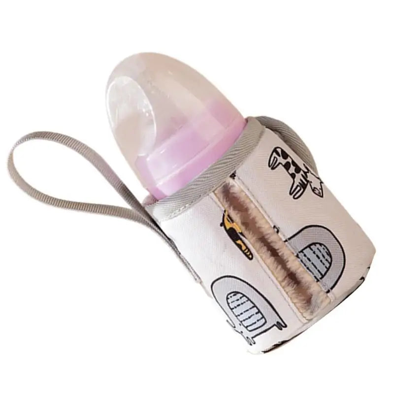 Baby Bottle Insulator Sleeve with Lanyard | Thermal Milk Cover