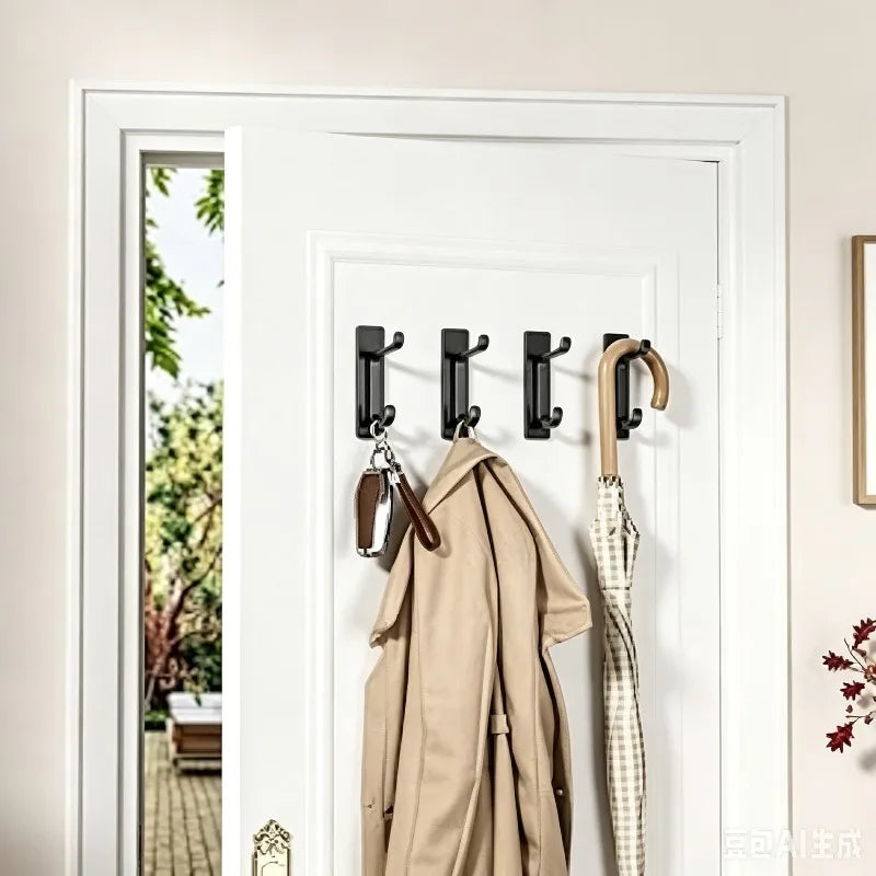 No Drill Traceless Invisible Hooks Heavy Duty Stainless Steel Wall