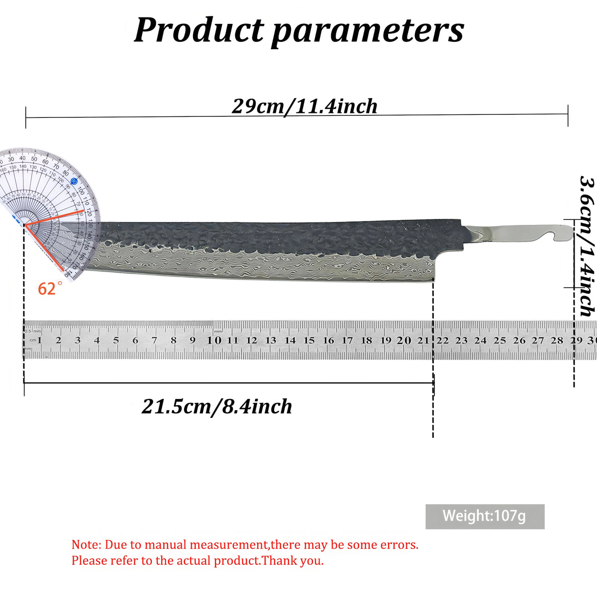 67-Layer Damascus Steel Sashimi Knife Blade Set | DIY Forged