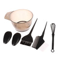 Hair Dye Brush & Bowl Set with Ear Caps & Mixing Rod – 6 Pc