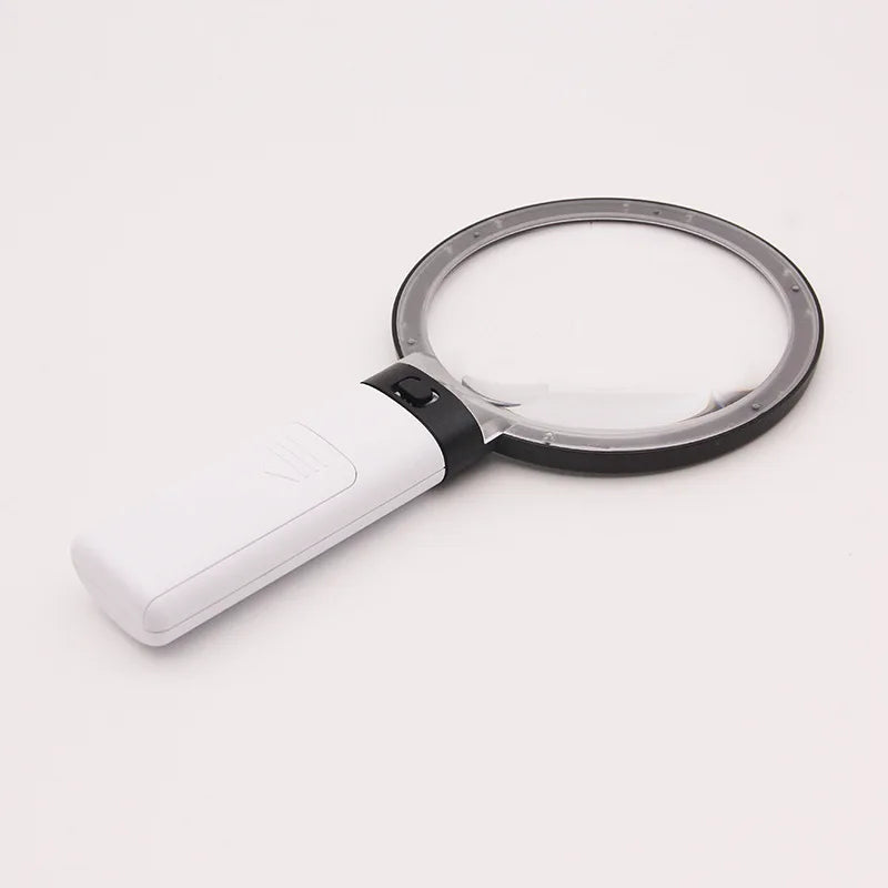10X 30X LED Magnifying Glass – 110mm Large Lighted Magnifier