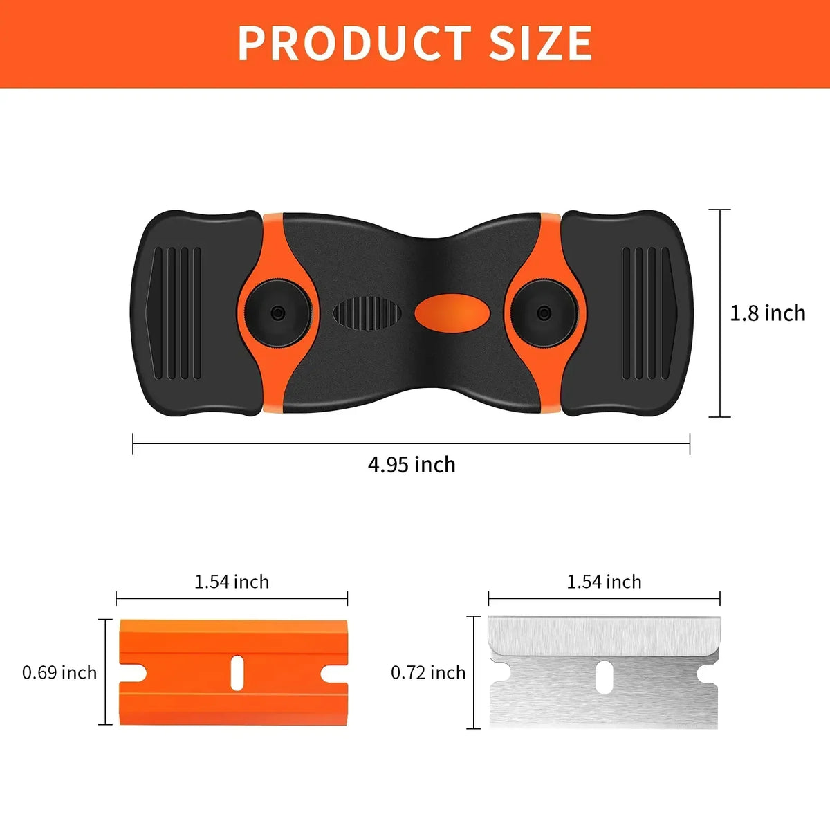 Scraper Squeegee Window Cleaning Tool – Glass, Car & Ceramic