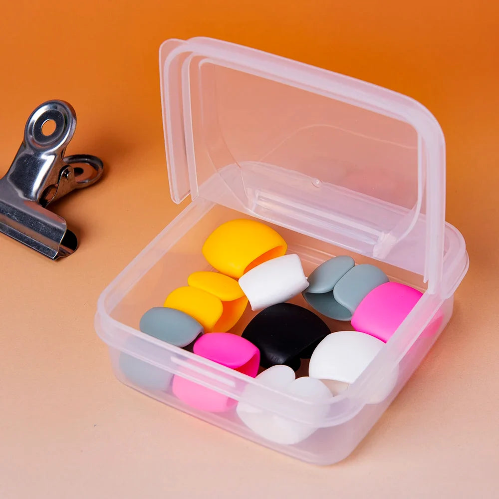 Transparent Flip Storage Box – PP Plastic for Jewelry & Beads