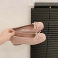 Women's Butterfly-Knot Mary Jane Ballet Flats Slip-On