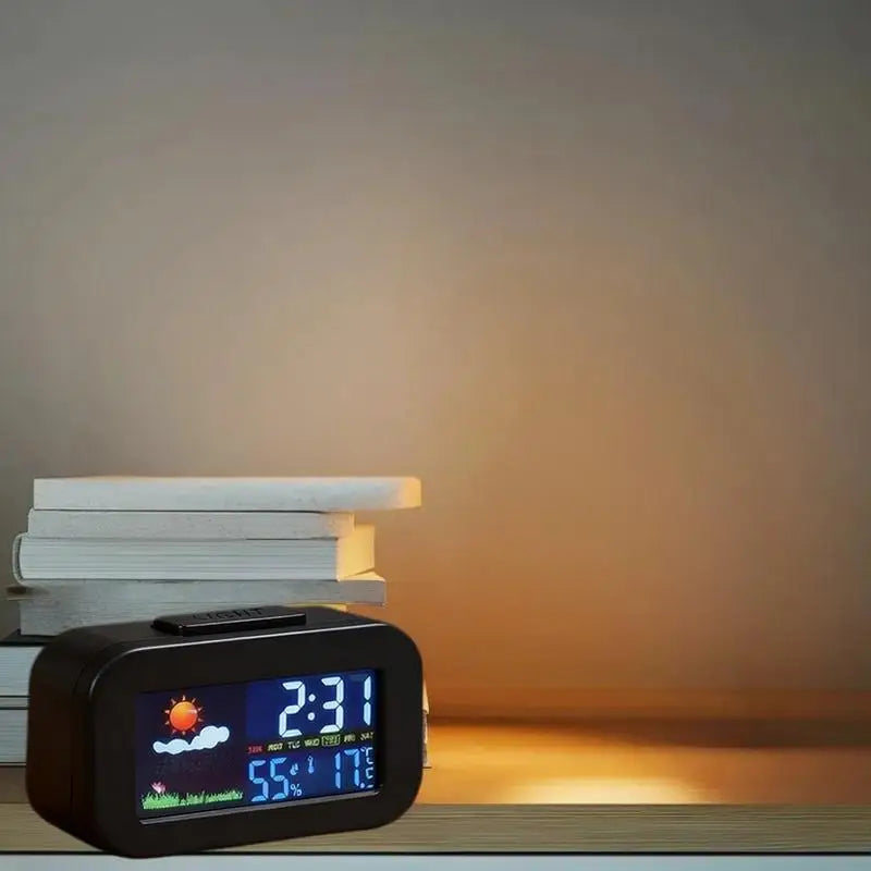 Weather Station Clock – Color Display Temp & Humidity Monitor
