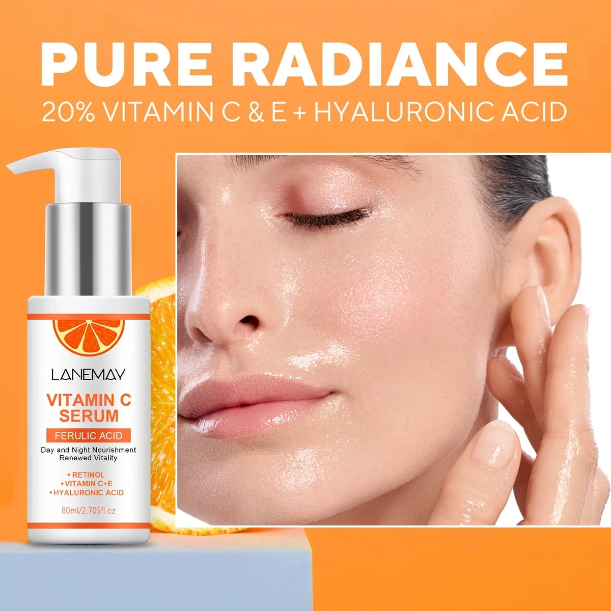 Vitamin C Serum with Ferulic & Hyaluronic Acid | 80ml