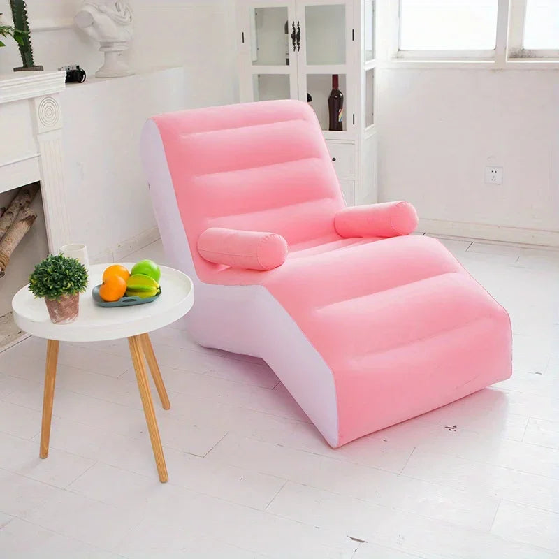 Inflatable S-Shaped Ergonomic Lounge Chair | Kids & Adults