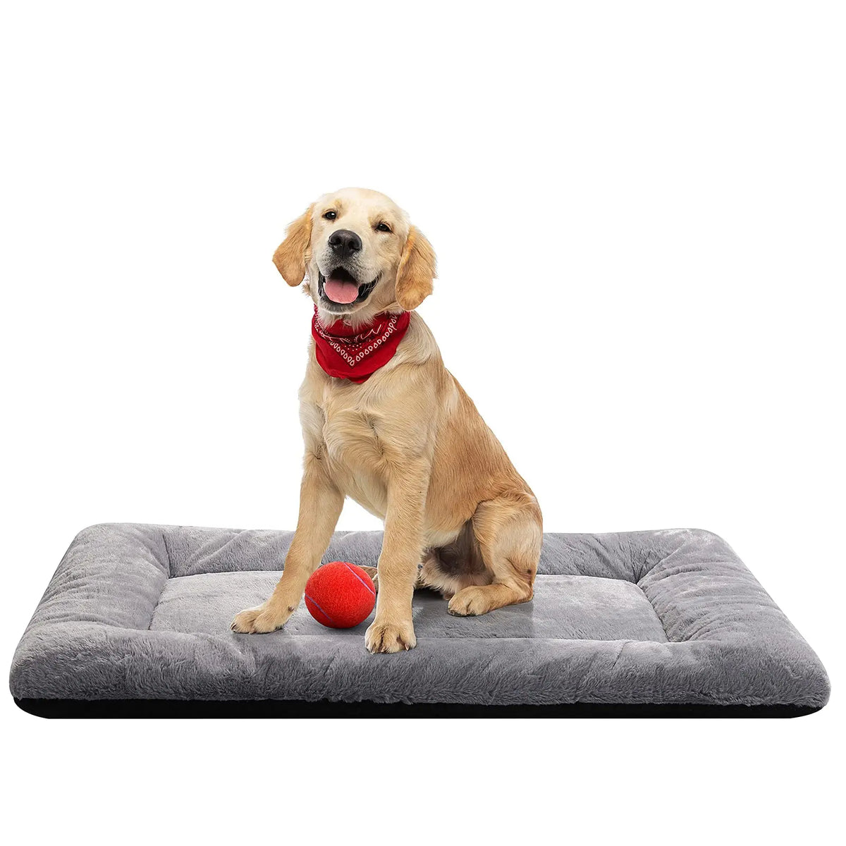 KEMORELA Soft Dog Crate Pad – Washable Anti-Slip Kennel Mat