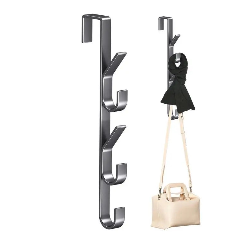 Door Hanger Clothes Hanging Carbon Steel Sturdy Over Hooks Versatile