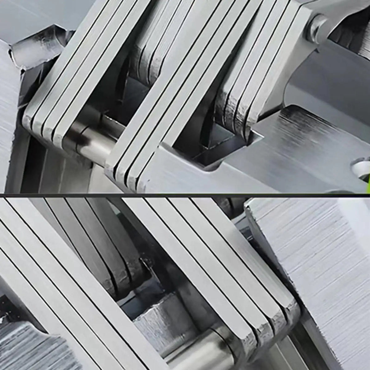 Invisible Door Hinges 180° Concealed Heavy Duty Zinc Alloy