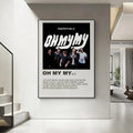 OneRepublic Band HD Wall Poster – Waterproof Sticky Decor