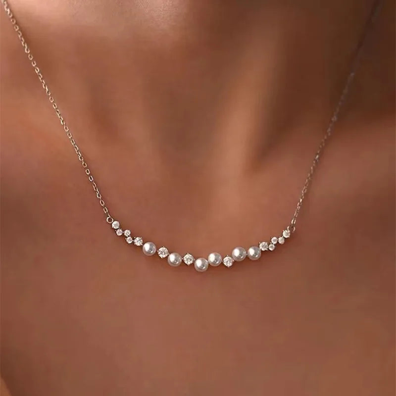Huitan Imitation Pearl Pendant Necklace | Women's Fashion Jewelry