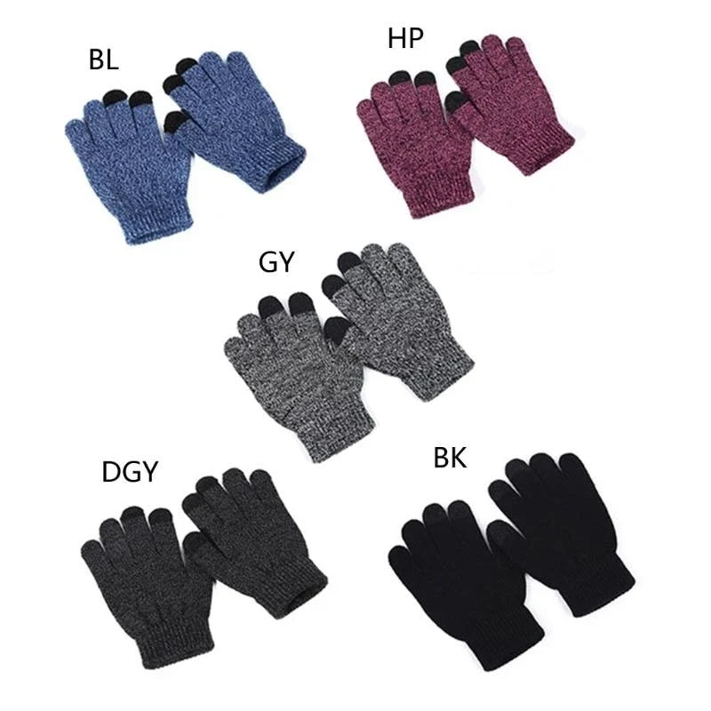 Kids Touchscreen Knitted Gloves – Soft, Warm & Comfortable