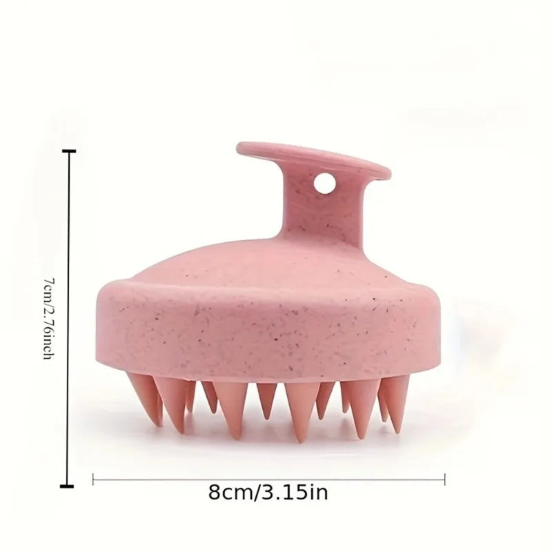 Silicone Scalp Massage Comb – Shampoo & Bath Shower Brush