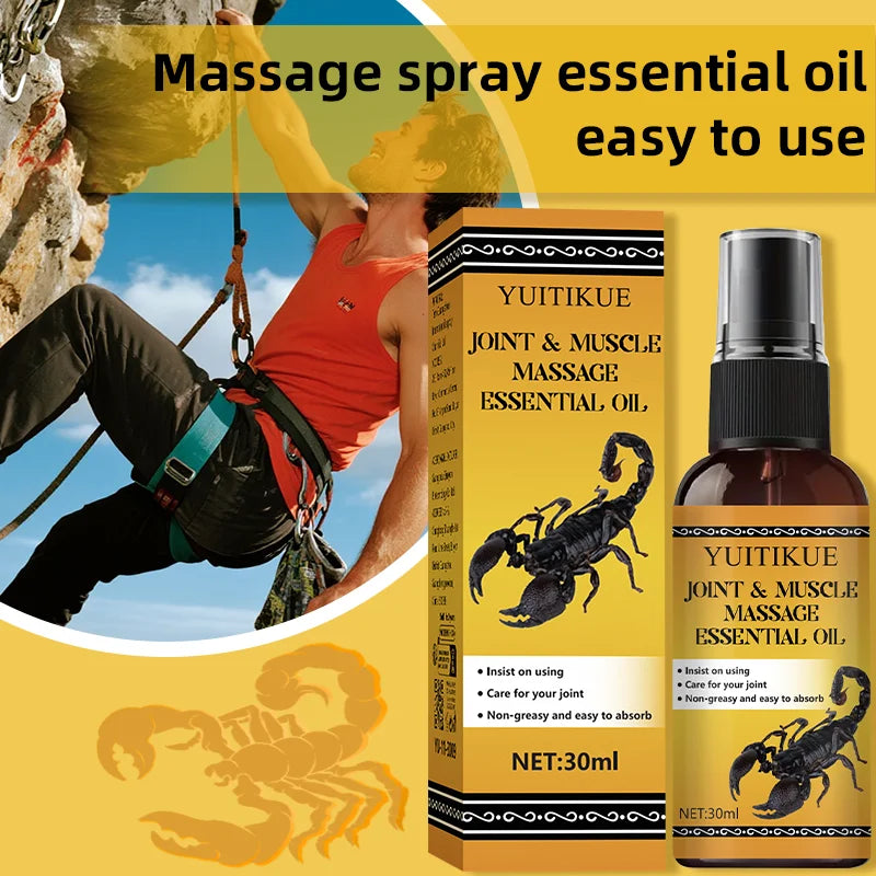 YUITIKUE Muscle Massage Oil 30ml – Non-Sticky Fast Absorption