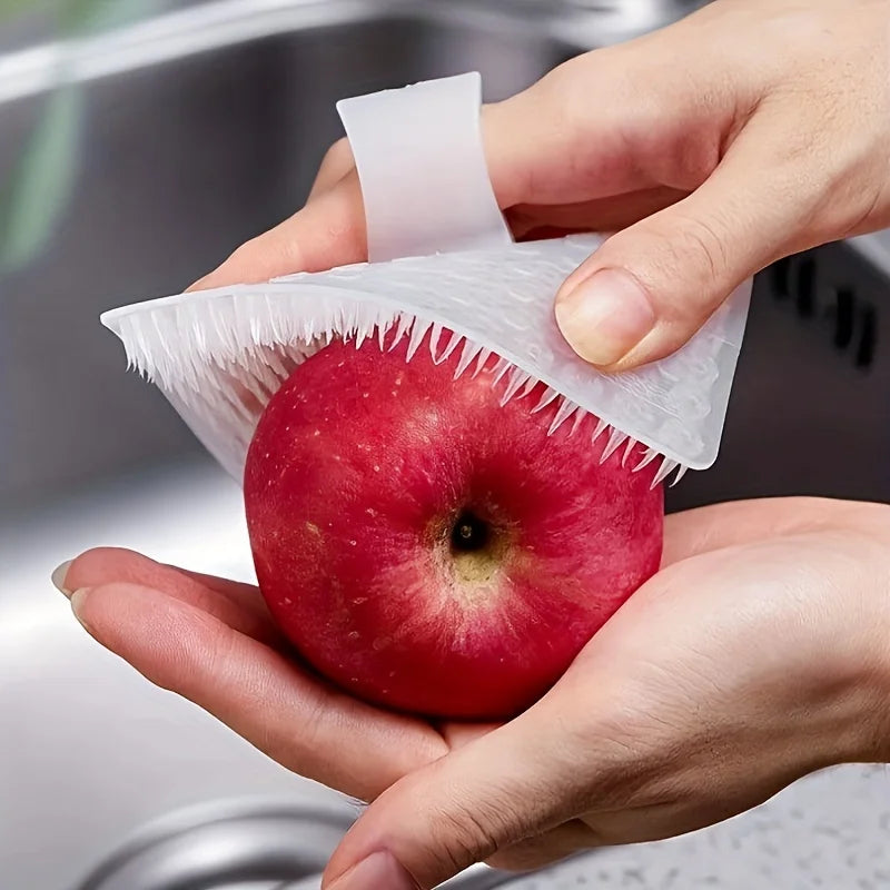 Soft Bristle Vegetable & Fruit Cleaning Brush – 1 or 3 Pack