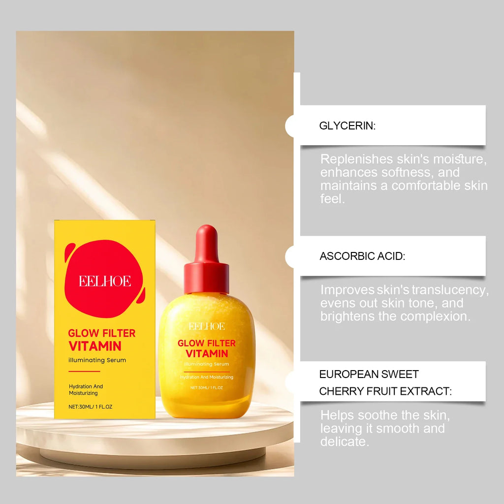 Vitamin C & Cherry Extract Brightening Face Serum | 30ml