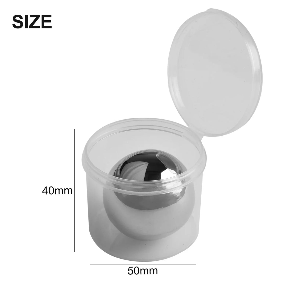 38mm Stainless Steel Reusable Ice Balls – No-Dilution Drink Chillers