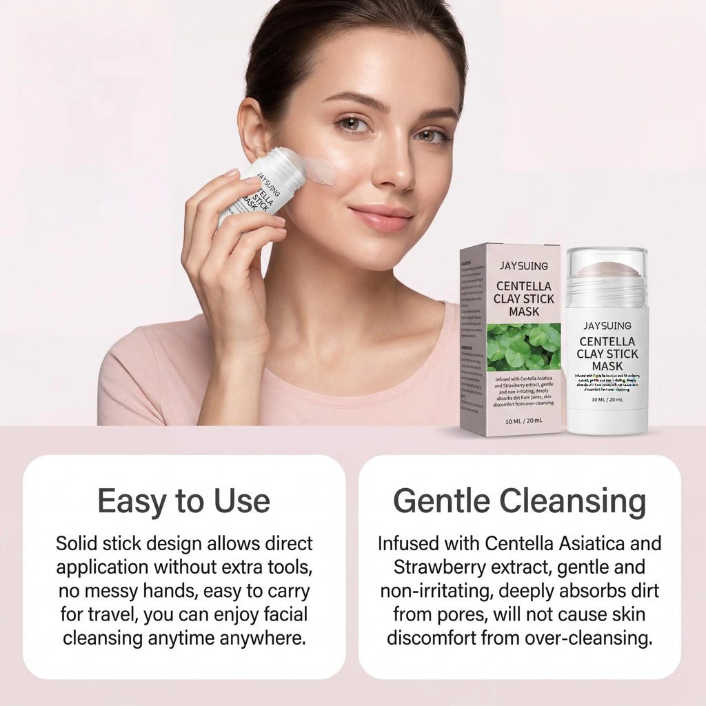 Centella Asiatica Clay Mud Mask Stick – Pore Cleanse & Oil Control