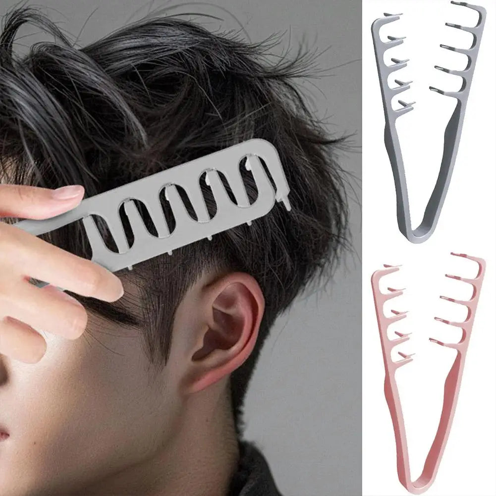 Wide-Tooth Volumizing Hair Comb – Root Lifter & Bangs Styler