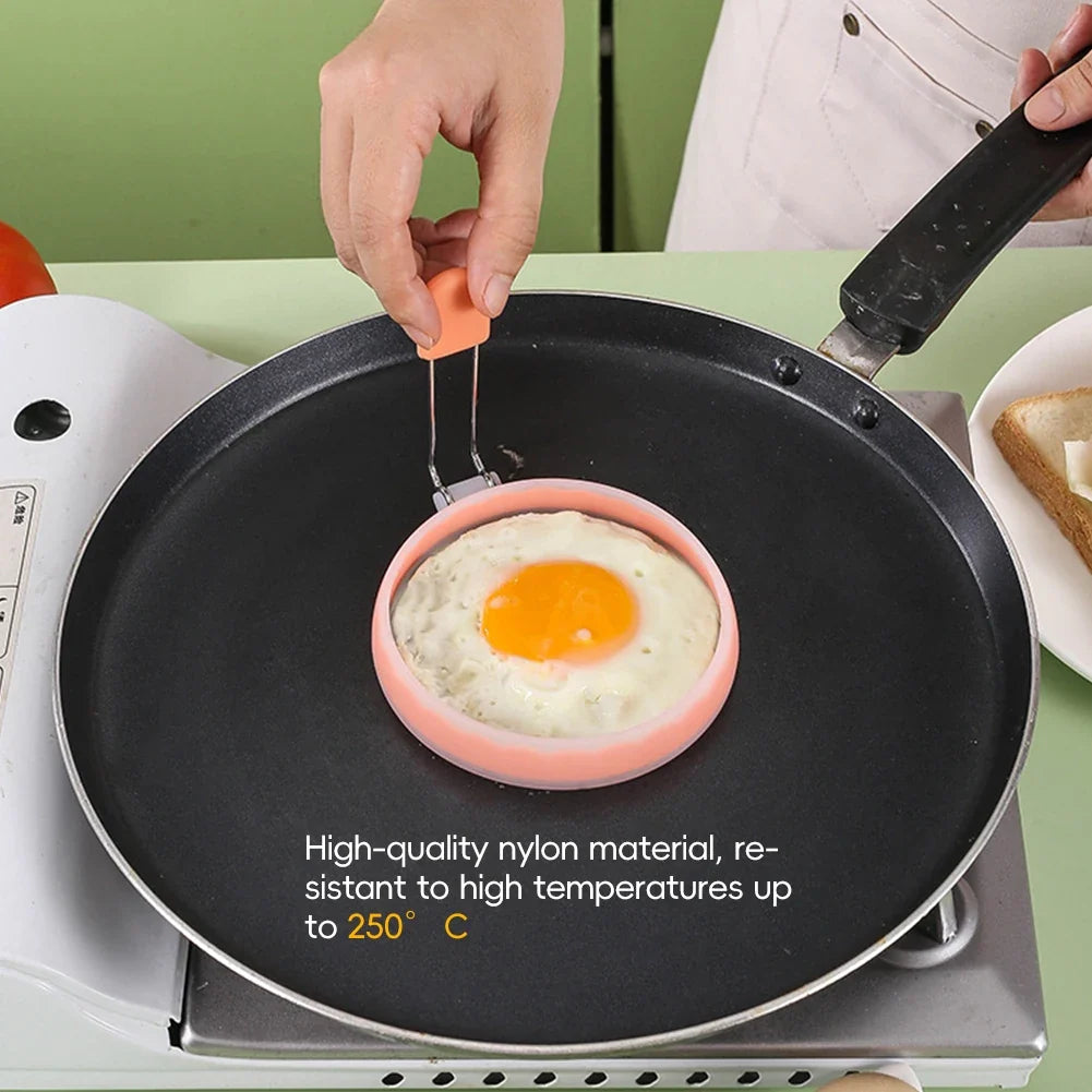 Silicone Egg Ring Mold – Omelette, Pancake & Burger Shaper