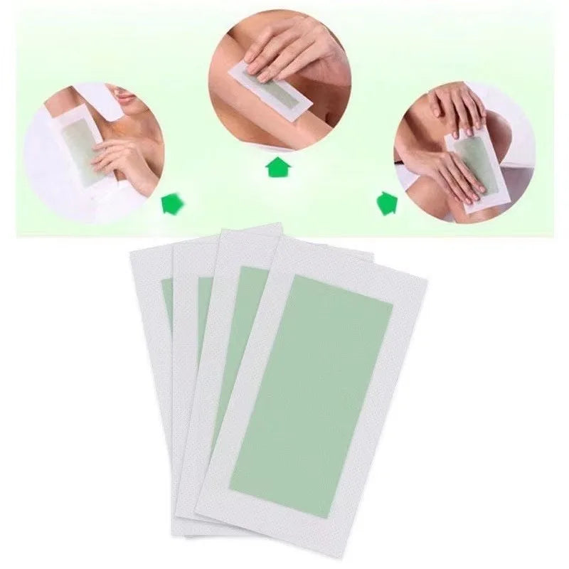Aloe Cold Wax Strips 10 PCS/20 Sides – Body Hair Removal