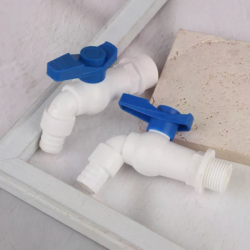 1PCPlastic Male Thread Water Faucet Tank Tap Adapter 1 2 3 Drainage