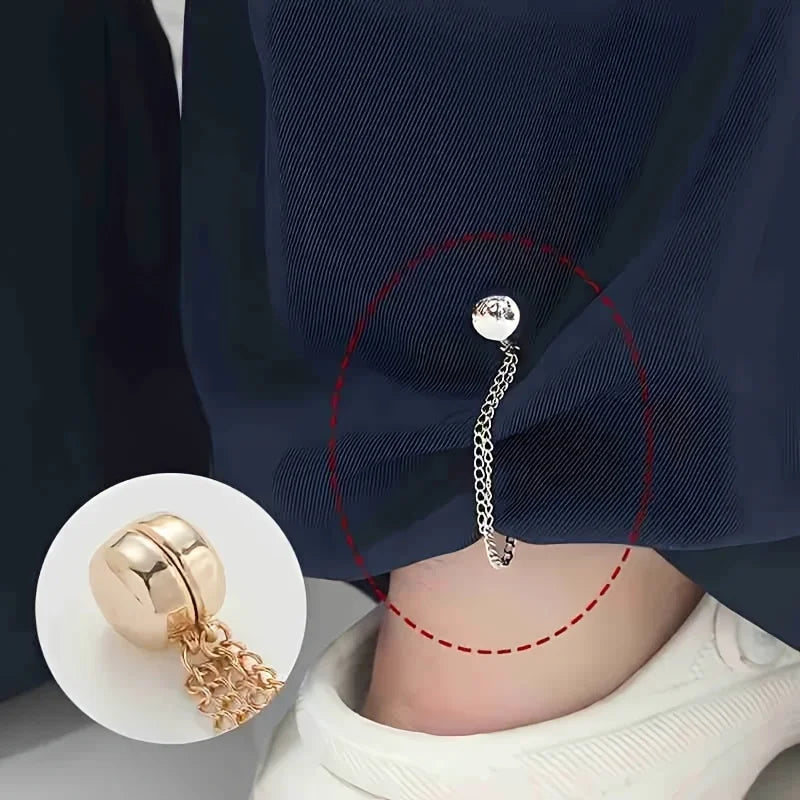 Magnetic Clothing Clip Adjustable Chain Design Spherical Trim