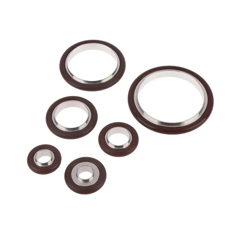 KF Vacuum Clamp Flange Centering Ring with NBR/FKM O-Ring Seal