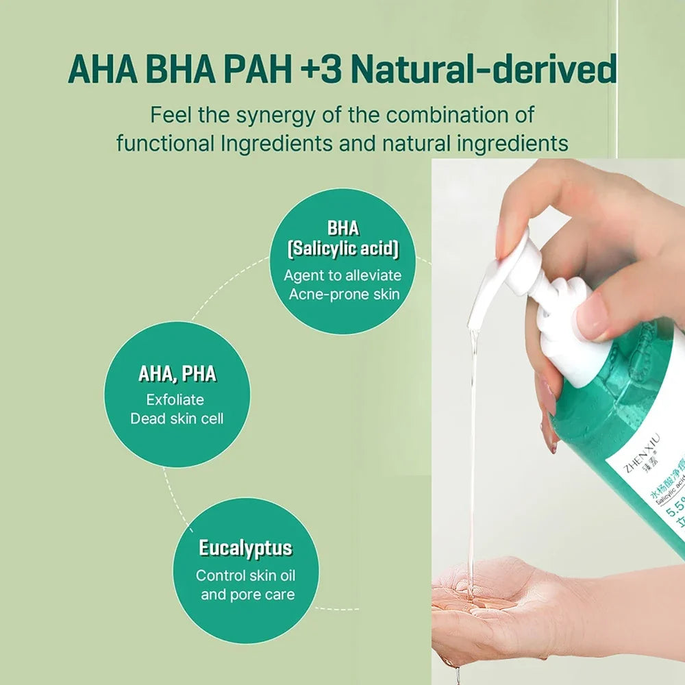 Salicylic Acid Body Wash Gentle Smoothing Mild Exfoliating Daily Acne