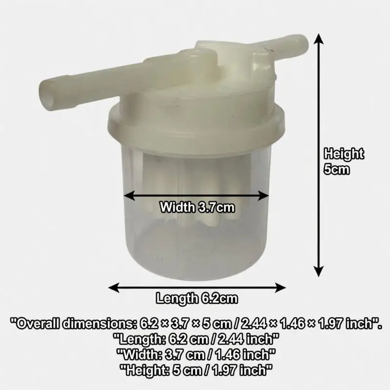 Universal Motorcycle Inline Fuel Filter – Clear Petrol Filter