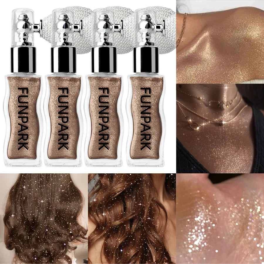 FUNPARK Highlighter Powder – Pearlescent Face & Body Glow