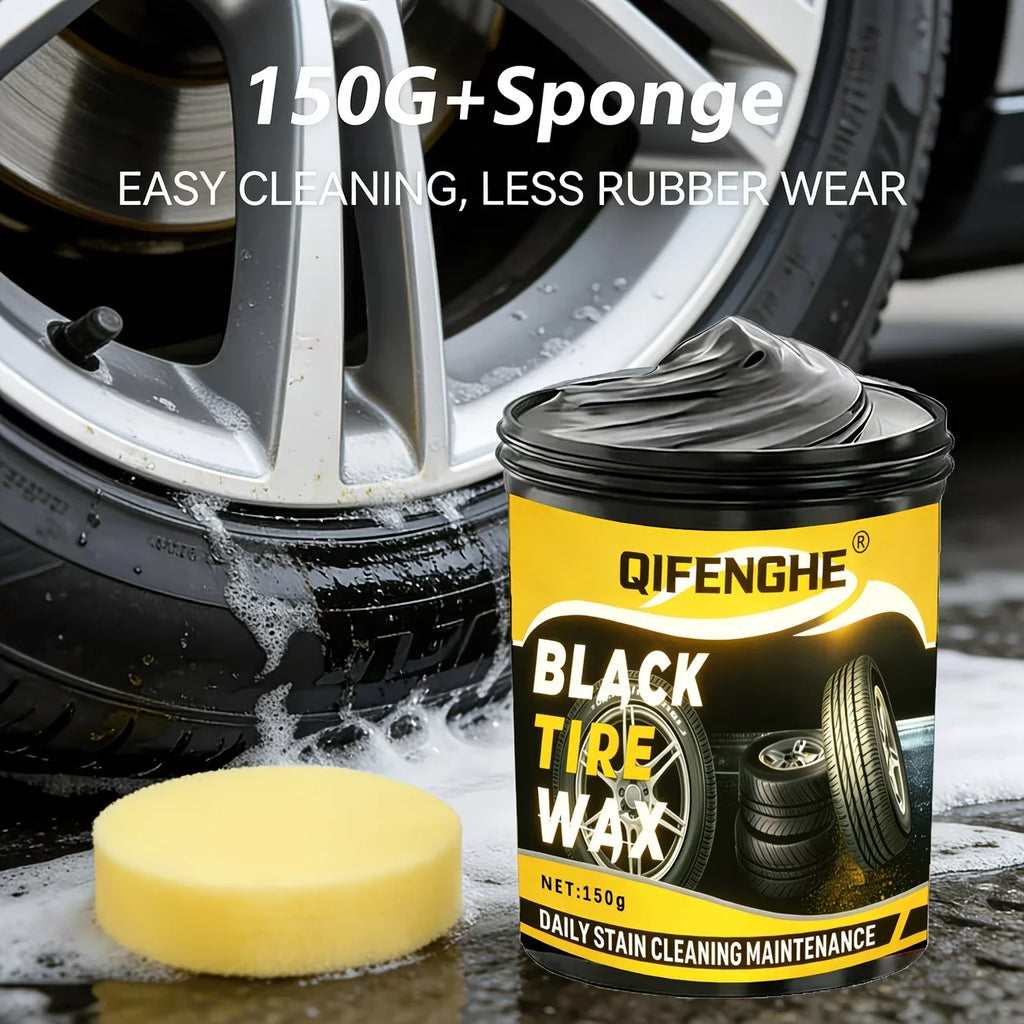 Black Tire Wax – Car Tire Polish, Cleaner & Long-Lasting Shine