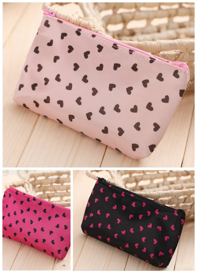 Mini PVC Cosmetic Makeup Bag – Travel & Home Organizer