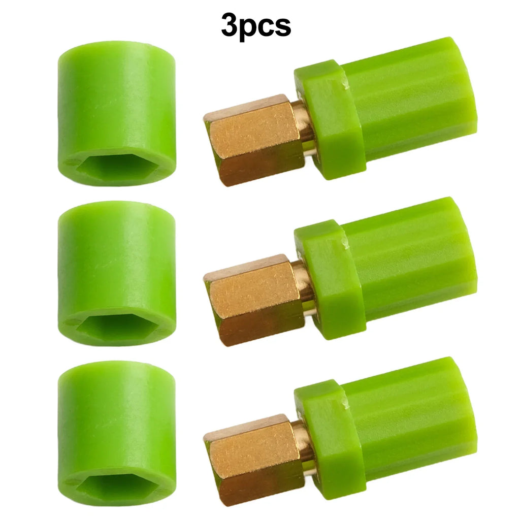 Brass Shear Shaft Coupler for KP Series Pasta Roller – 3-Pack