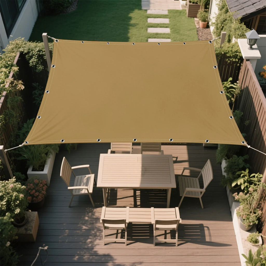 Rectangular Sun Shade Sail – 95% UV & Waterproof Outdoor Cover