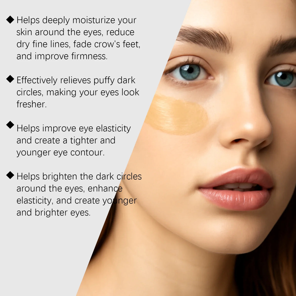 Instant Tightening Eye Cream with Brush – 30g Moisturizing
