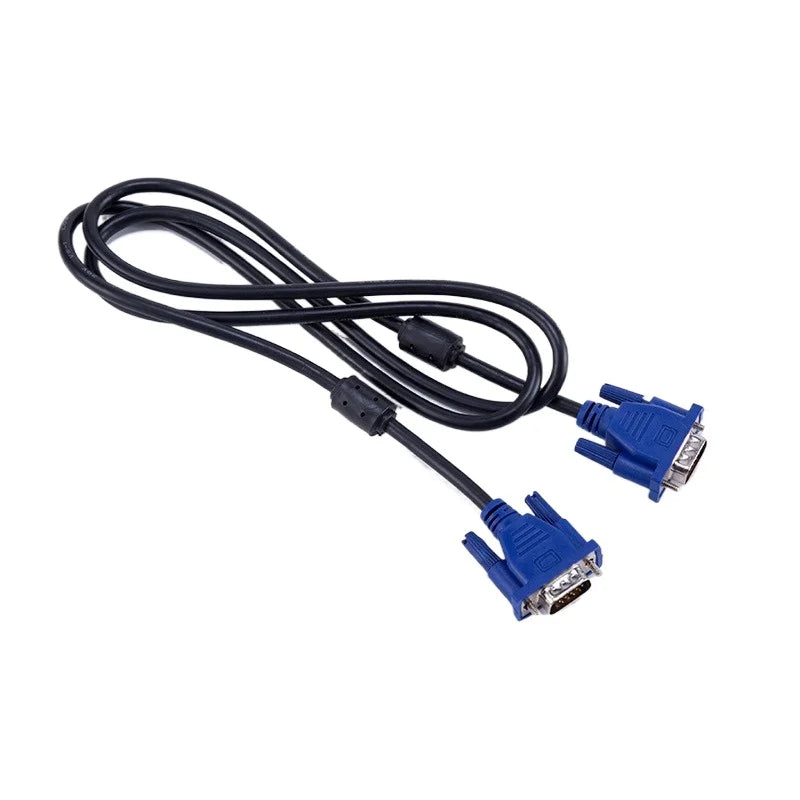 VGA Male to Male Cable with Magnetic Ring | Monitor & Projector
