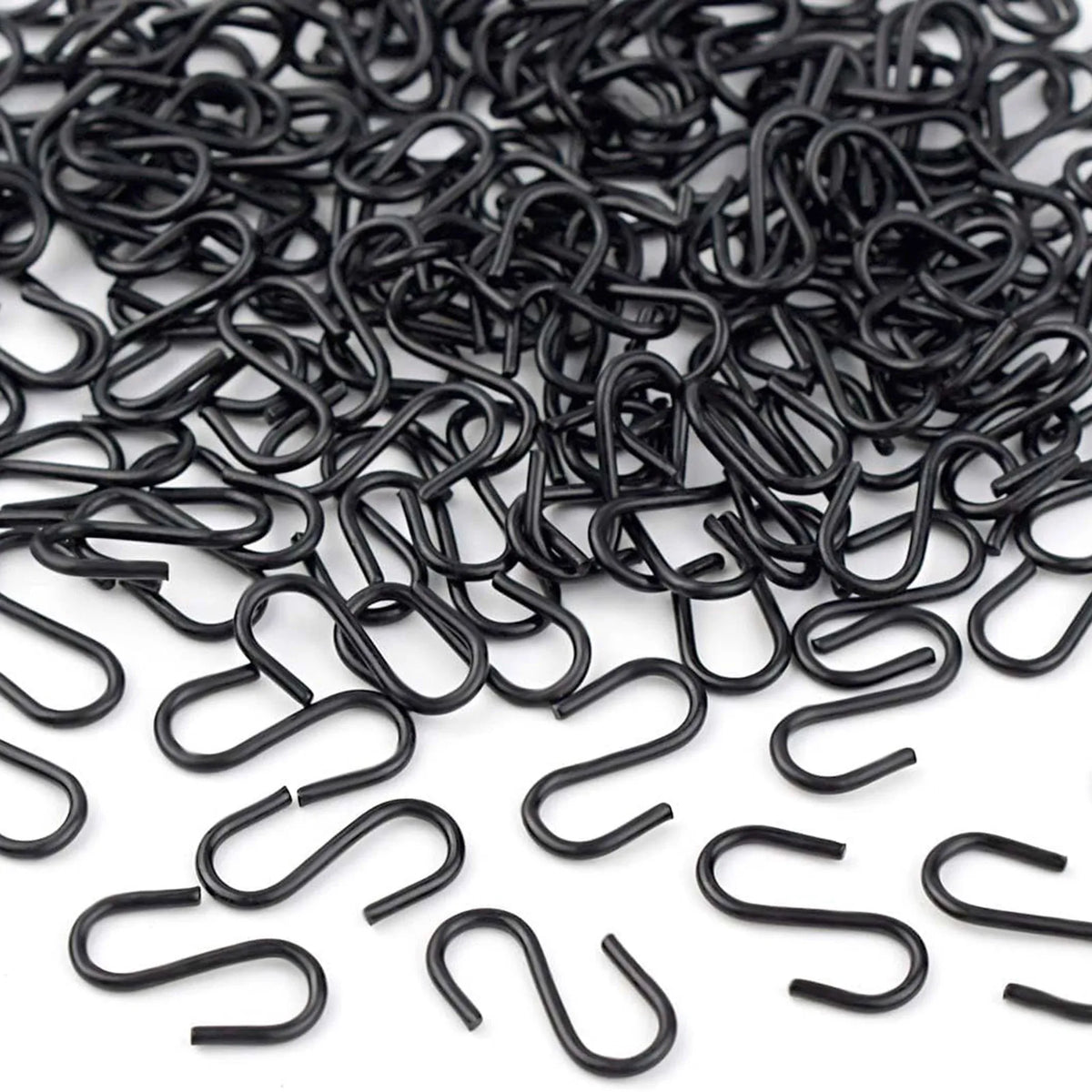 Mini Cast Iron S Hooks – Jewelry & Utility Hangers | Pack