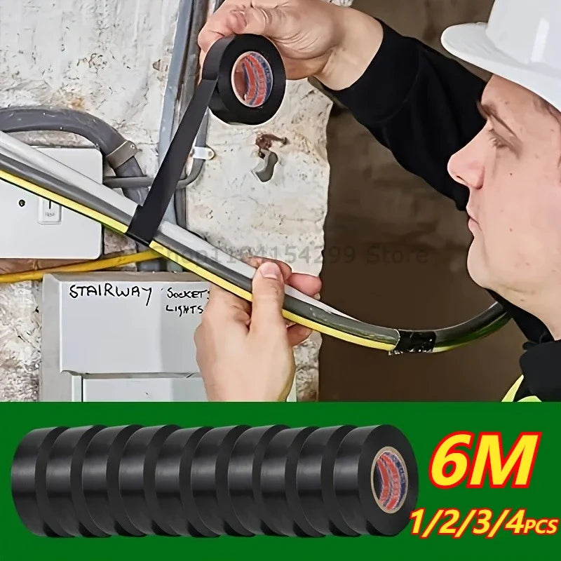Black PVC Electrical Insulating Tape – Flame & Heat Resistant