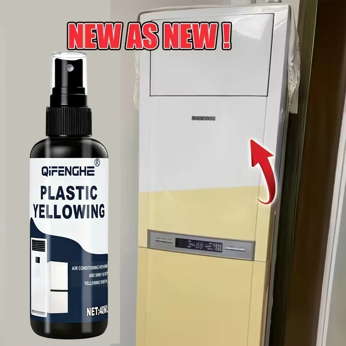 Plastic Yellowing Remover – Restore AC Panels & Plastics