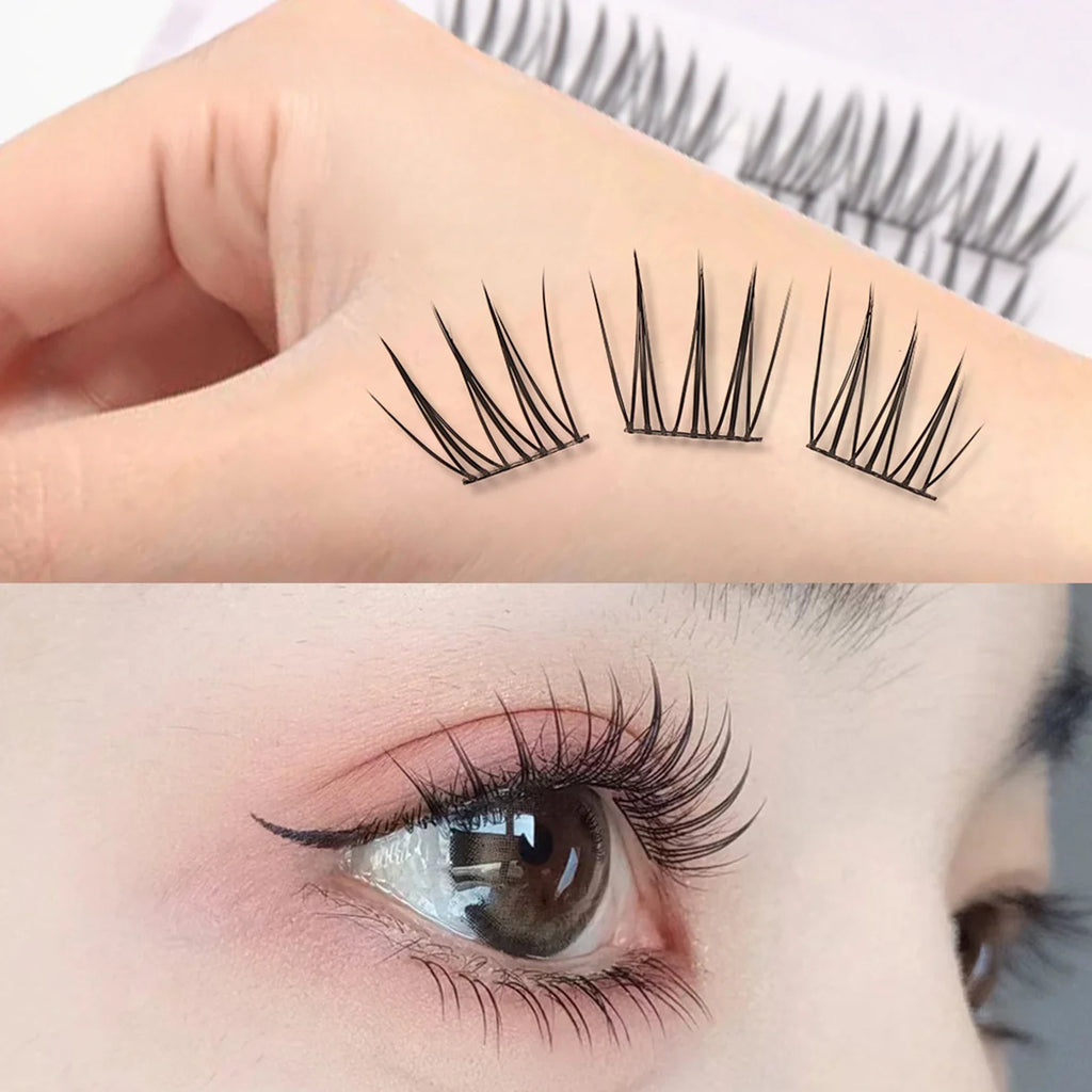 Korean Idol Manga Cluster Lashes | Wispy 3D Lash Extensions