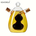 KEMORELA 2-in-1 Glass Oil & Vinegar Dispenser Bottle 350ml