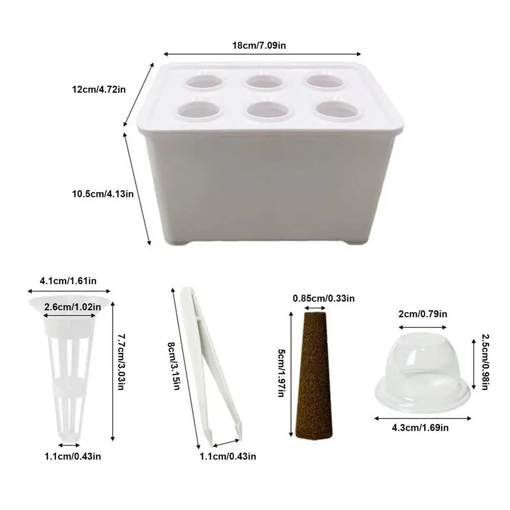 Indoor Hydroponic Planting Kit – Seedling Box for Home & Balcony